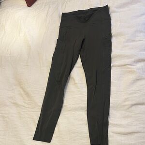 Lululemon Fast And Free Leggings in Olive - size 6
